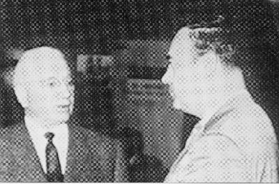 old photo of Herbert Armstrong and Joseph Tkach, Sr.